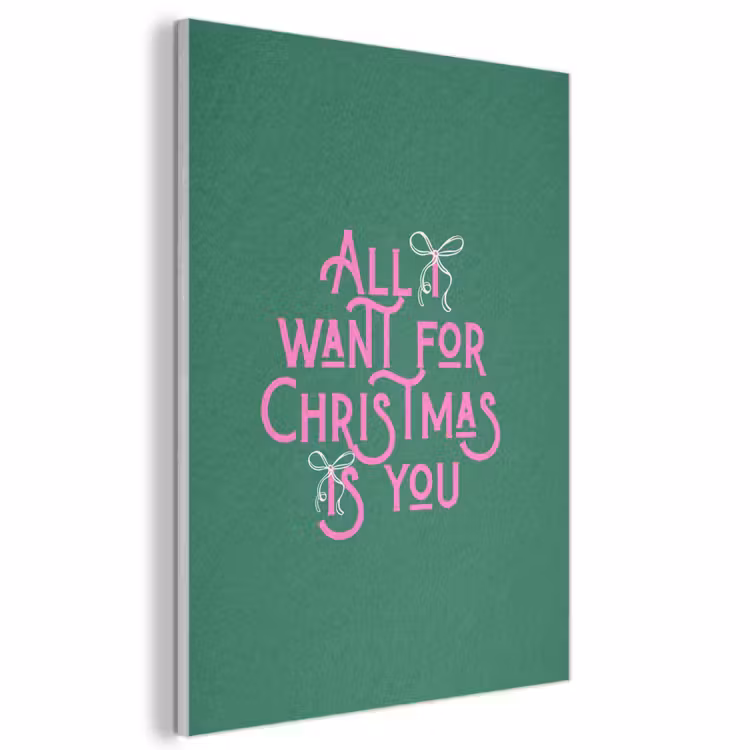 Akustikbild - Weihnachten – Text – Rosa – Grün — 1
