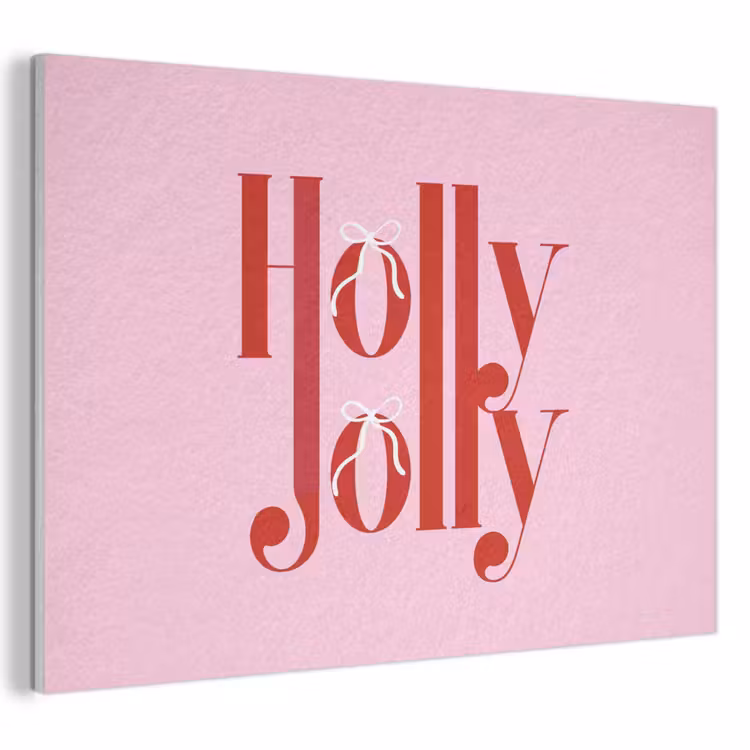 Akustikbild - Weihnachten – Text – Rot – Rosa — 1