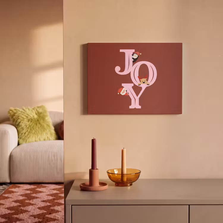 Akustikbild - Freude – Weihnachten – Animation – Rot – Rosa — 2