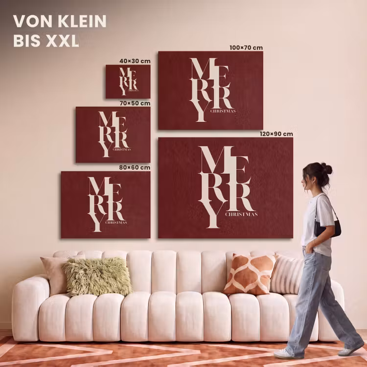 Akustikbild - Merry – Text – Dunkel – Rot — 7