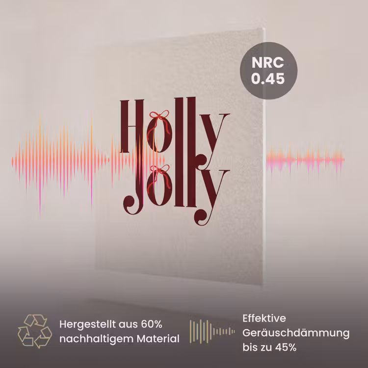 Akustikbild - Text – Weihnachten – Braun — 3