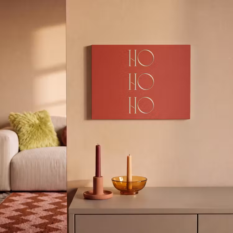 Akustikbild - Text – Weihnachten – Modern – Rot — 2