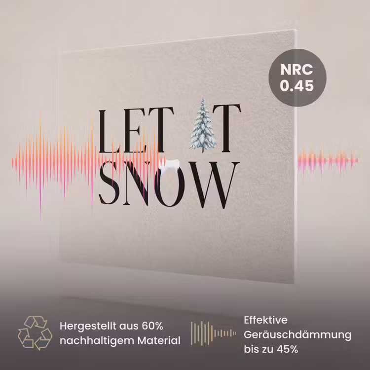Akustikbild - Text – Weihnachten – Schnee — 3