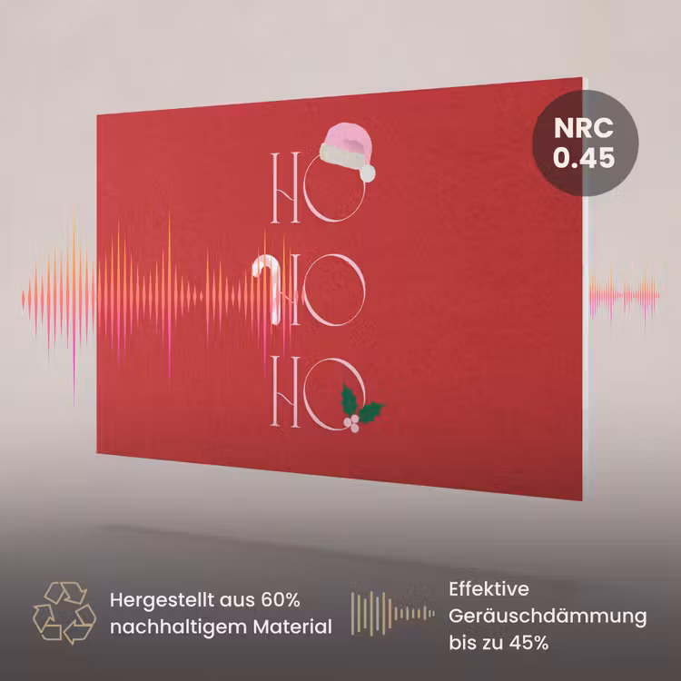 Akustikbild - Weihnachten – Text – Illustration – Rot — 3