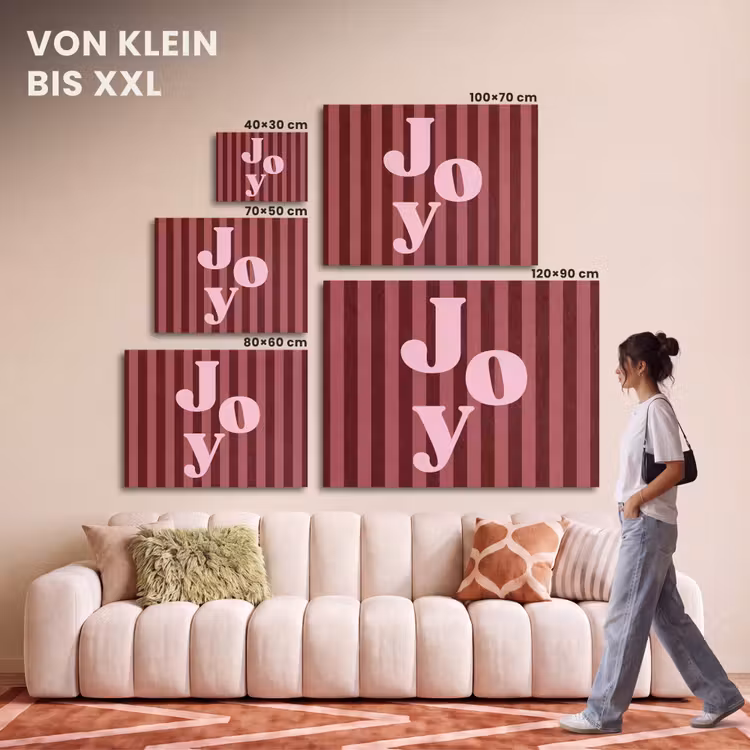 Akustikbild - Joy – Weihnachten – Text – Rosa — 7