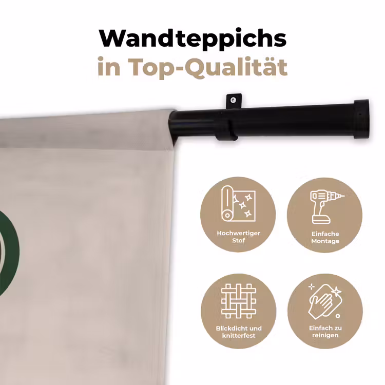 Wandteppich - Text – Weihnachten – Grün — 6