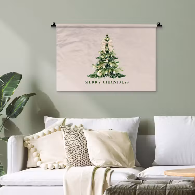 Wandteppich - Weihnachten – Weihnachtsbaum – Text — 4