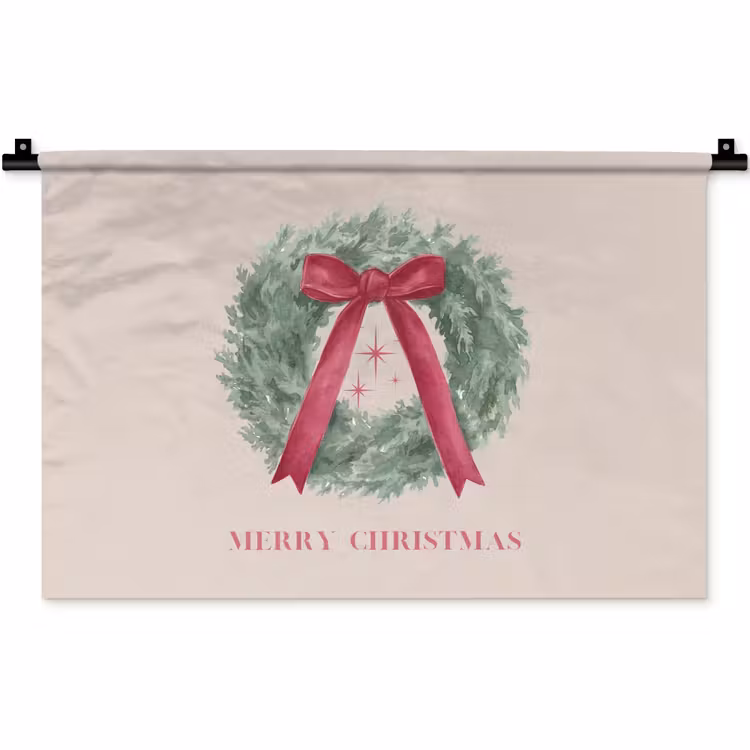 Wandteppich - Winter – Weihnachten – Text — 1