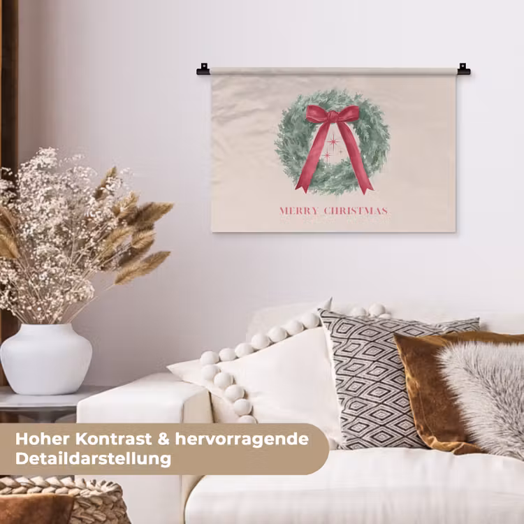 Wandteppich - Winter – Weihnachten – Text — 6