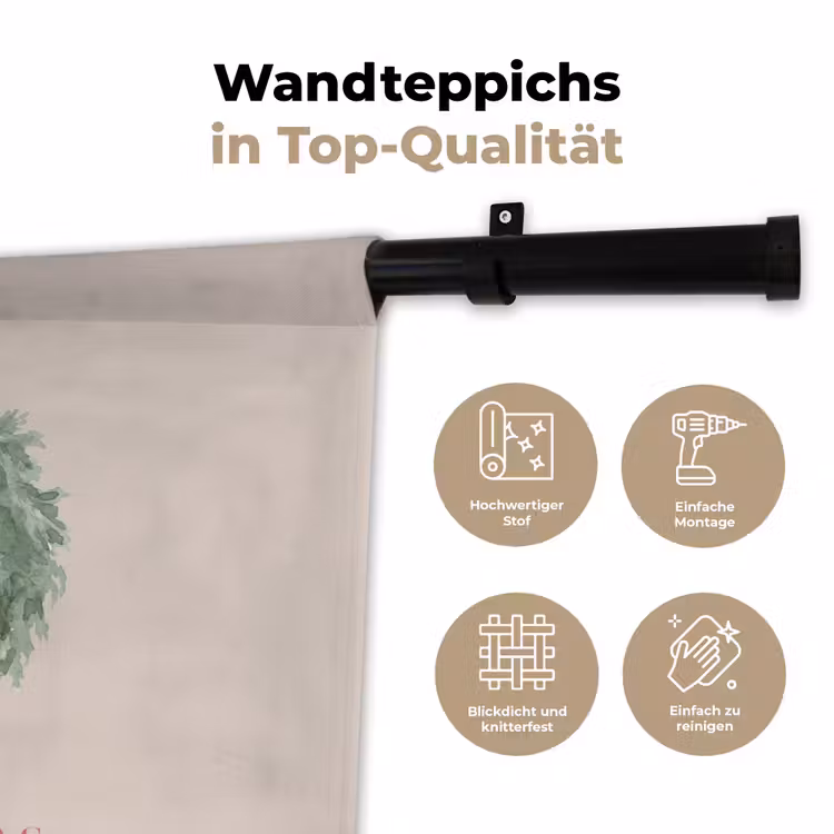 Wandteppich - Winter – Weihnachten – Text — 7