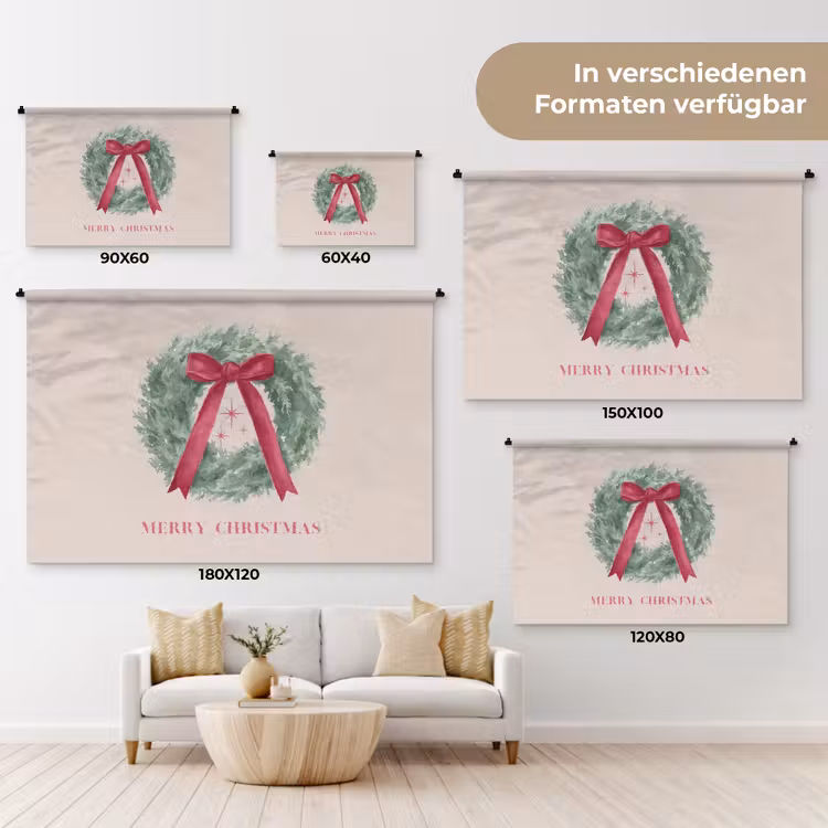 Wandteppich - Winter – Weihnachten – Text — 8