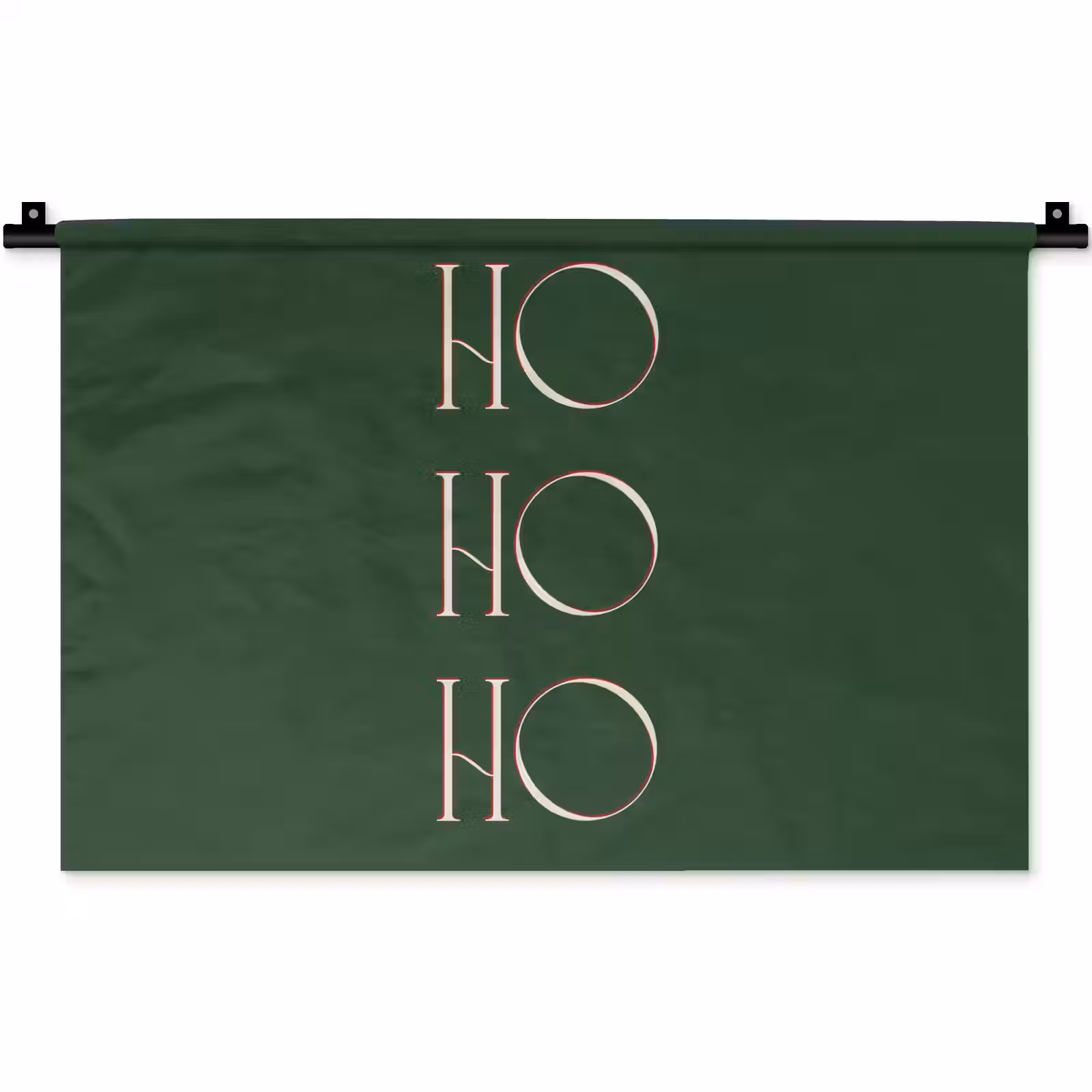Wandteppich - Text – Weihnachten – Modern – Grün — 1