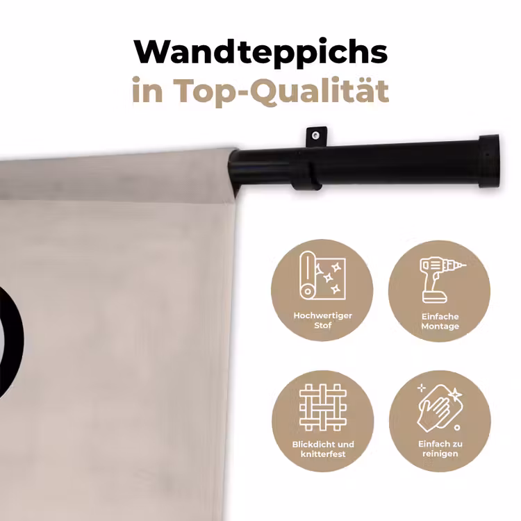 Wandteppich - Joy – Animation – Schwarz – Weihnachten — 7