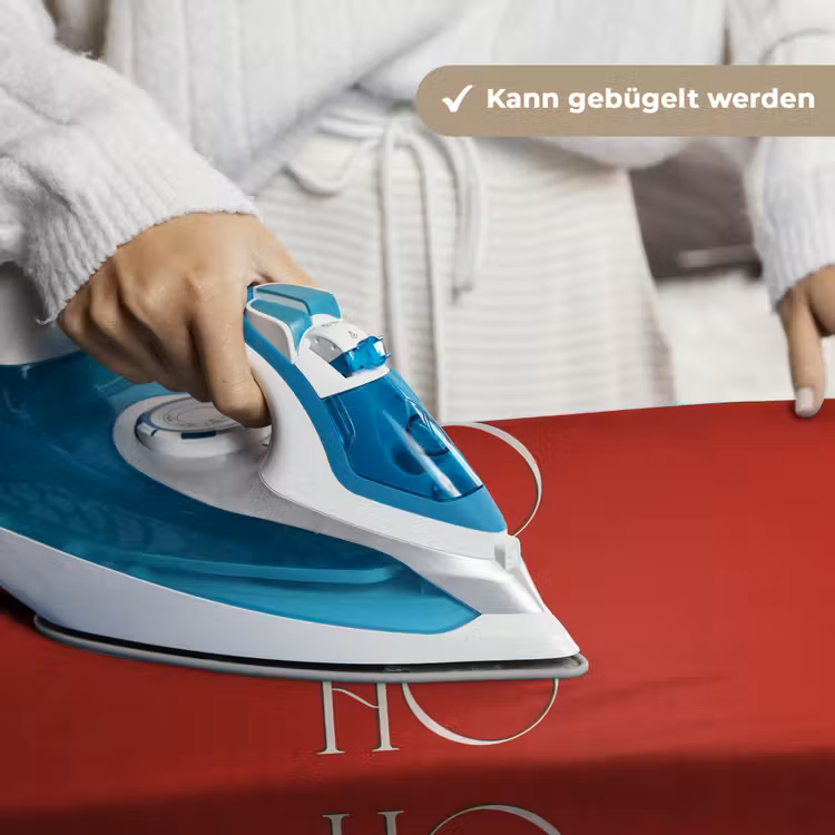 Wandteppich - Text – Weihnachten – Modern – Rot — 10