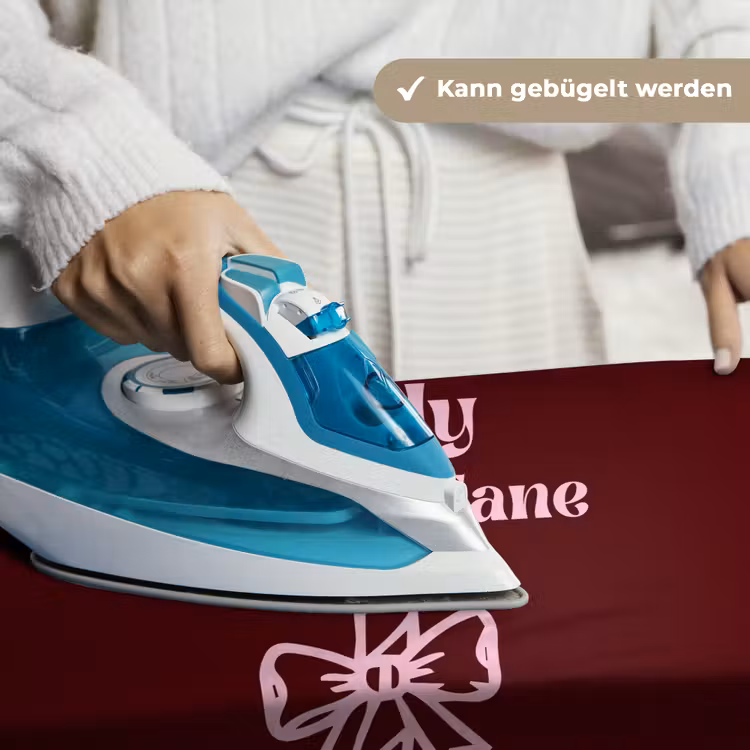Wandteppich - Weihnachten – Süßigkeiten – Text – Rosa — 10