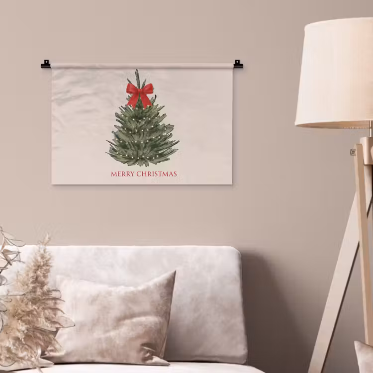 Wandteppich - Text – Weihnachten – Weihnachtsbaum — 2