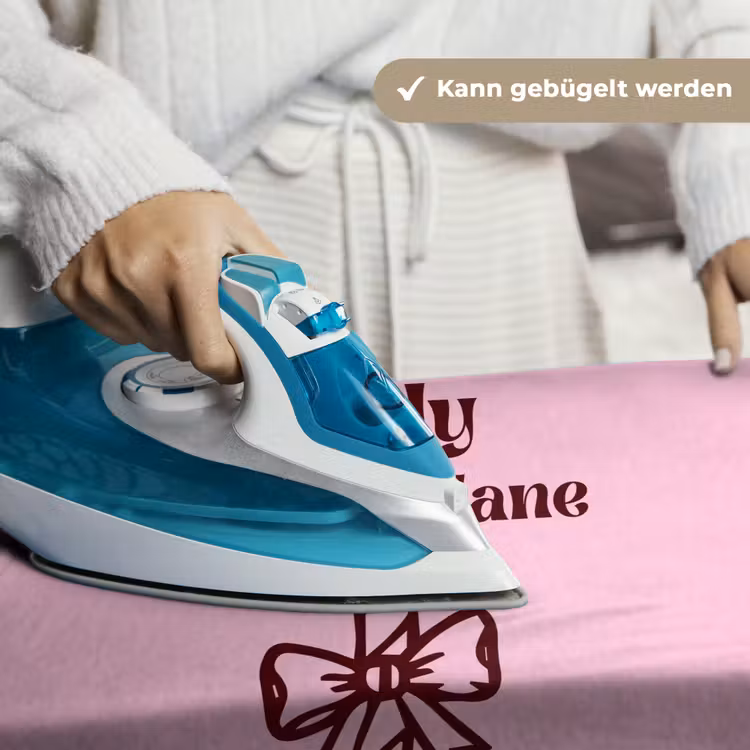 Wandteppich - Weihnachten – Süßigkeiten – Text – Braun – Rosa — 10