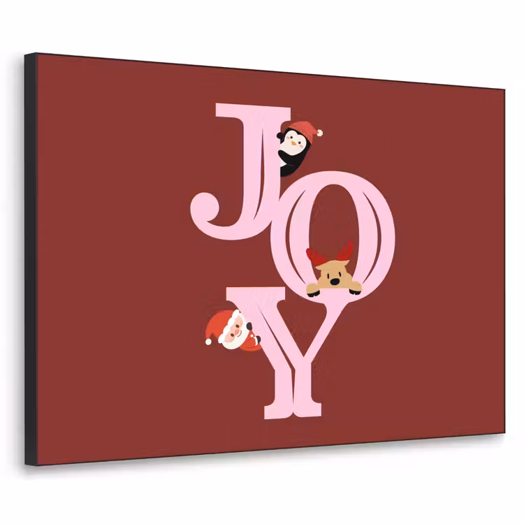 Art Frame - Freude – Weihnachten – Animation – Rot – Rosa — 1