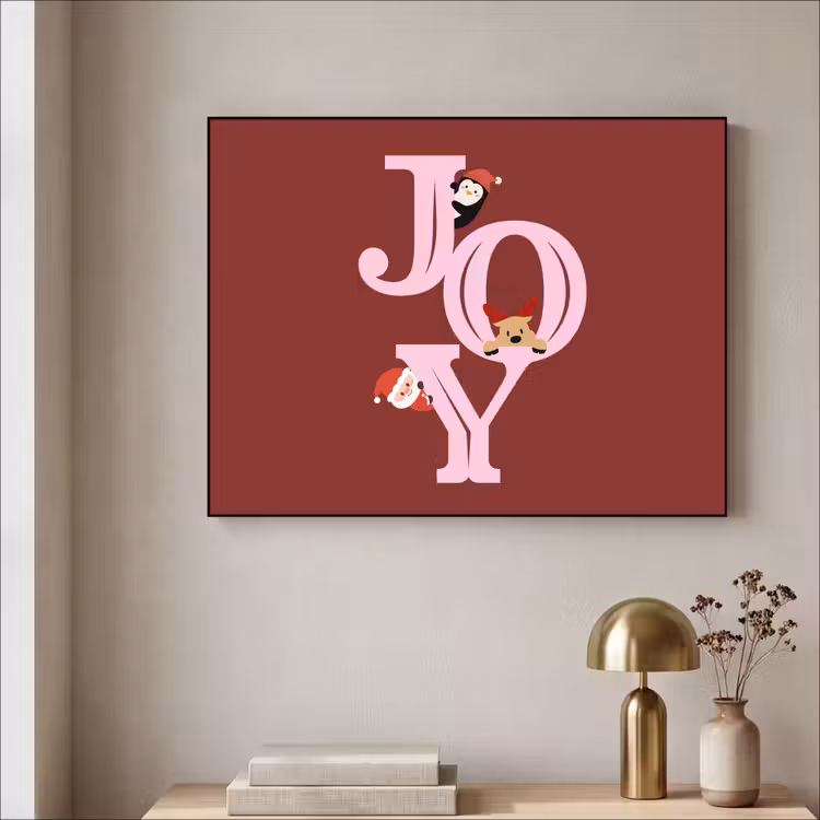 Art Frame - Freude – Weihnachten – Animation – Rot – Rosa — 4