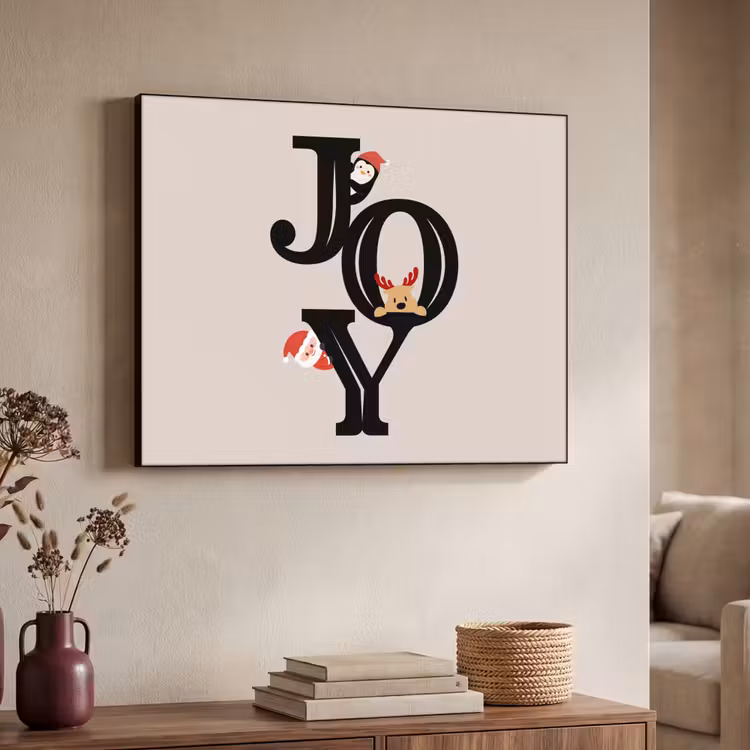 Art Frame - Joy – Animation – Schwarz – Weihnachten — 3
