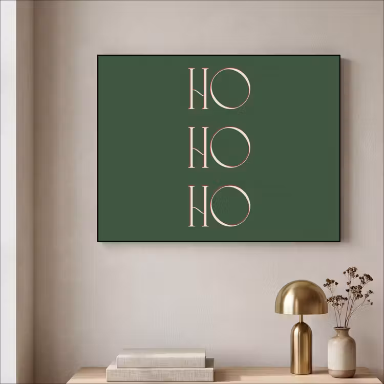 Art Frame - Text – Weihnachten – Modern – Grün — 4