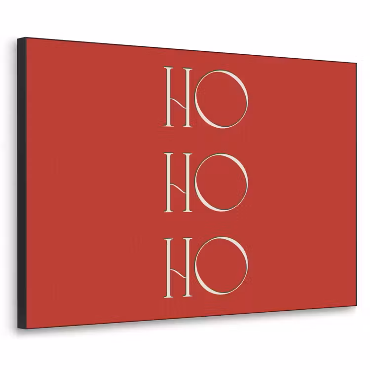 Art Frame - Text – Weihnachten – Modern – Rot — 1