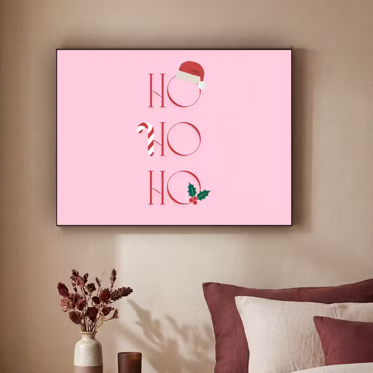 Art Frame - Weihnachten – Text – Rosa – Illustration — 2