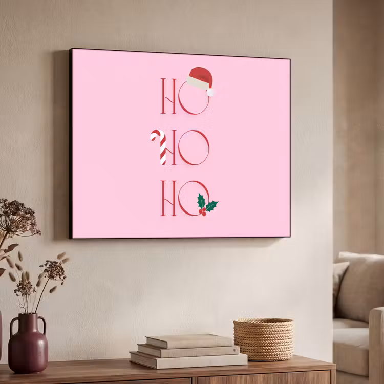 Art Frame - Weihnachten – Text – Rosa – Illustration — 3