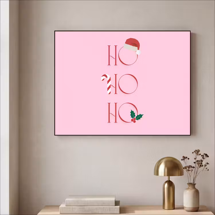 Art Frame - Weihnachten – Text – Rosa – Illustration — 4
