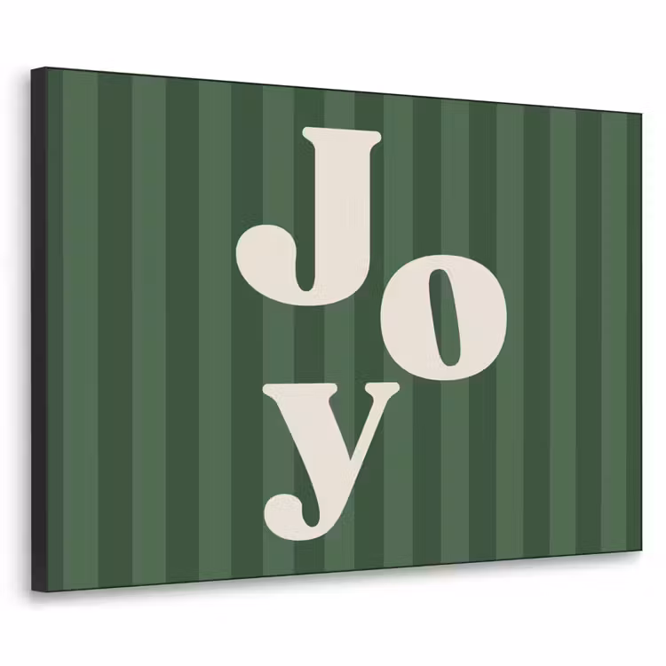 Art Frame - Joy – Weihnachten – Text – Grün — 1