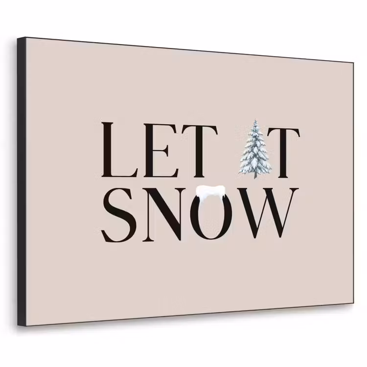 Art Frame - Text – Weihnachten – Schnee — 1