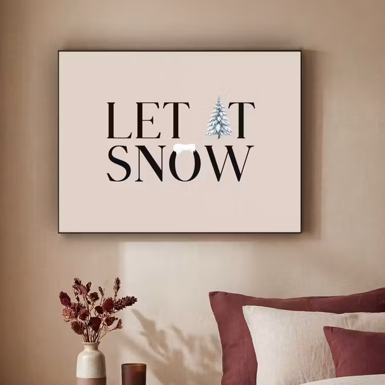 Art Frame - Text – Weihnachten – Schnee — 2