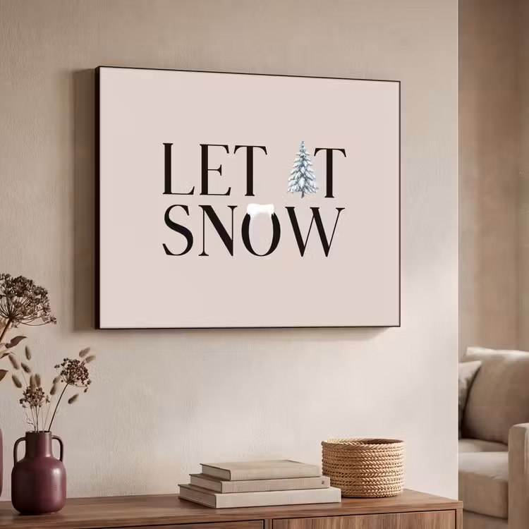 Art Frame - Text – Weihnachten – Schnee — 3