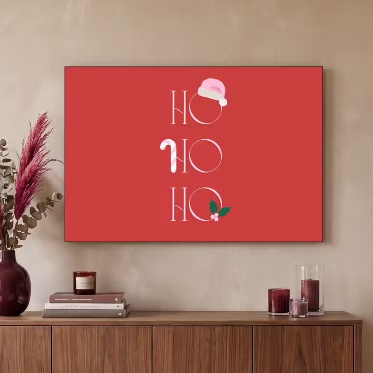 Art Frame - Weihnachten – Text – Illustration – Rot — 2