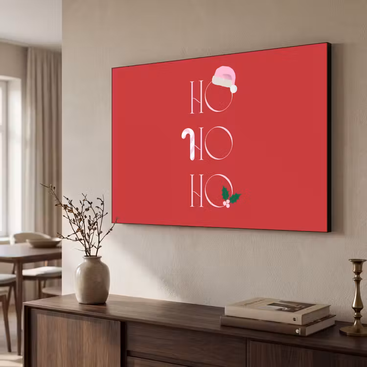 Art Frame - Weihnachten – Text – Illustration – Rot — 3