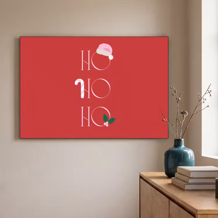 Art Frame - Weihnachten – Text – Illustration – Rot — 4