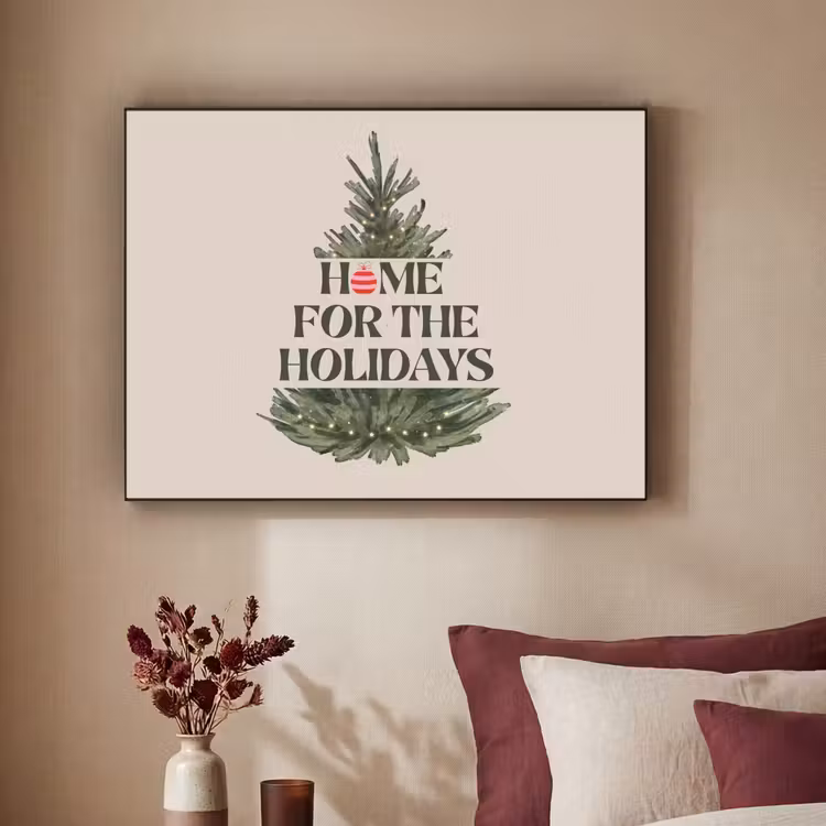 Art Frame - Weihnachten – Text – Weihnachtsbaum – Beige — 2