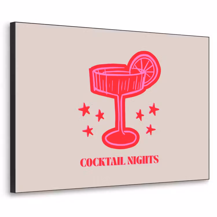 Art Frame - Cocktail – Weihnachten – Beige – Rosa — 1