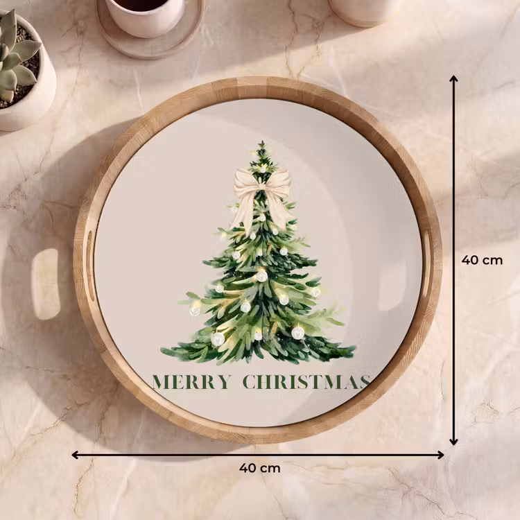 Tablett - Weihnachten – Weihnachtsbaum – Text — 9