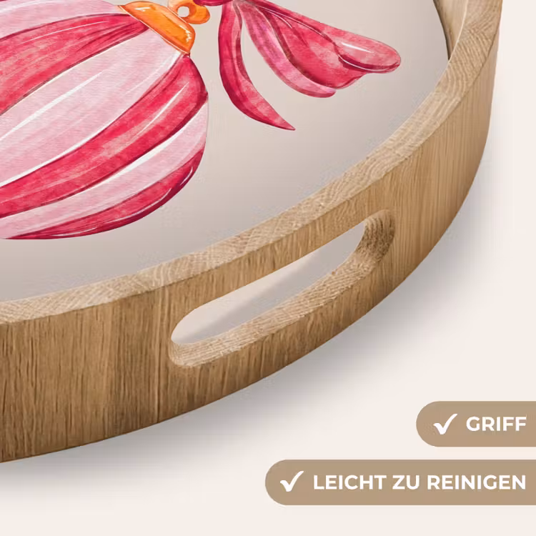 Tablett - Weihnachten – Weihnachtskugel – Text — 5