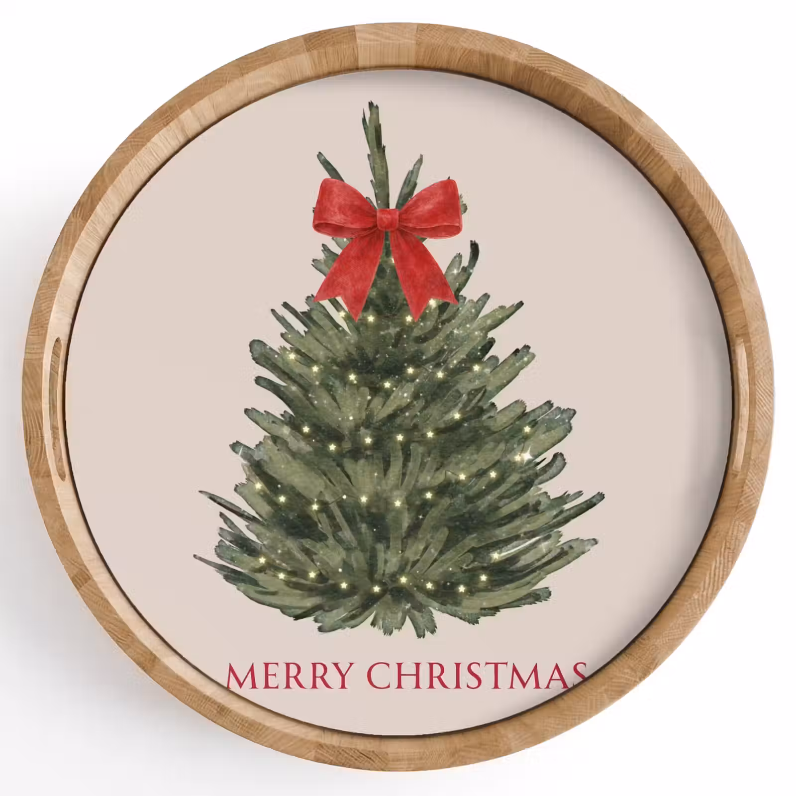 Tablett - Text – Weihnachten – Weihnachtsbaum — 1