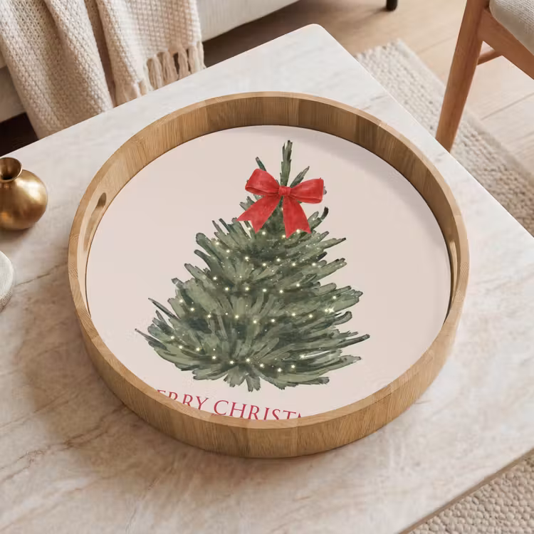 Tablett - Text – Weihnachten – Weihnachtsbaum — 2
