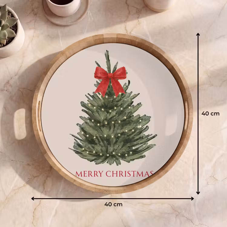 Tablett - Text – Weihnachten – Weihnachtsbaum — 9