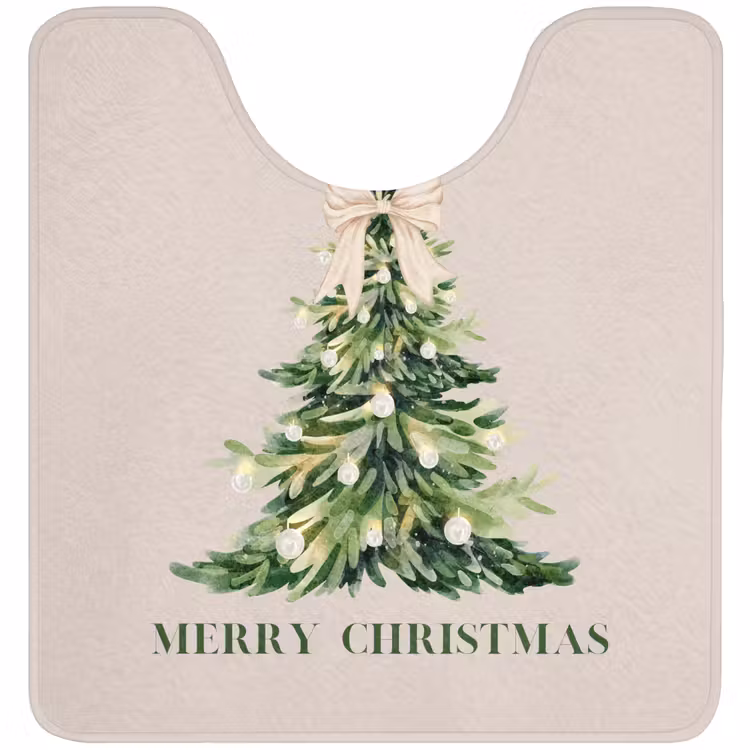 WC Vorleger - Weihnachten – Weihnachtsbaum – Text — 1