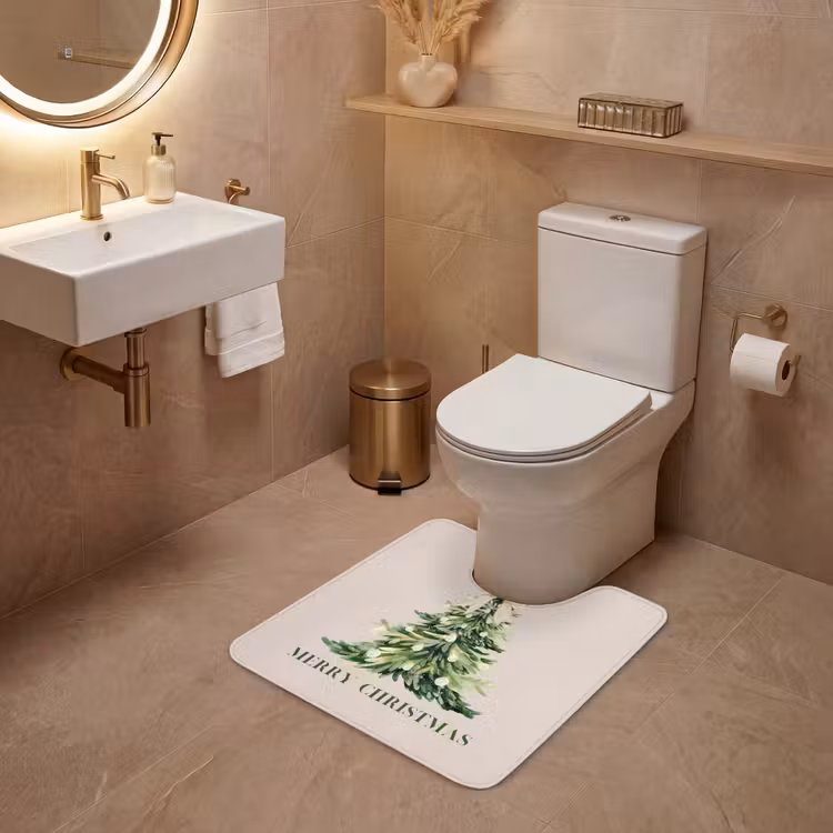 WC Vorleger - Weihnachten – Weihnachtsbaum – Text — 4