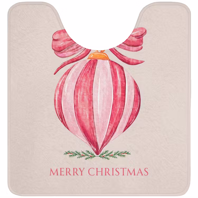 WC Vorleger - Weihnachten – Weihnachtskugel – Text — 1