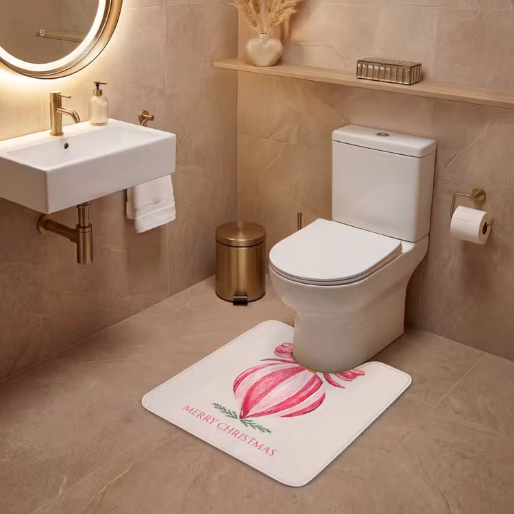 WC Vorleger - Weihnachten – Weihnachtskugel – Text — 4