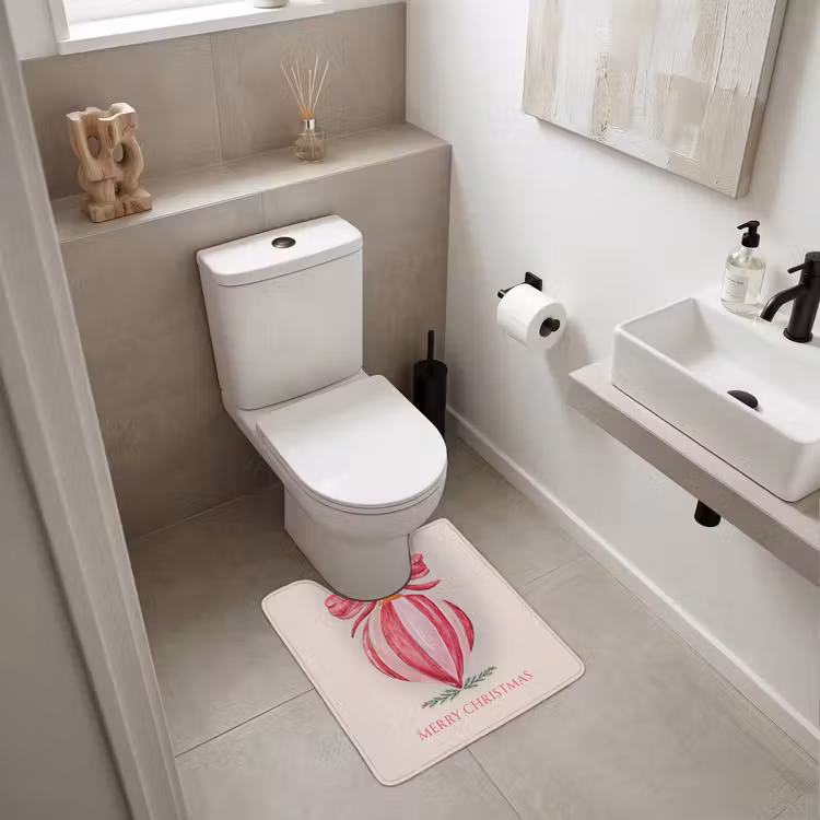 WC Vorleger - Weihnachten – Weihnachtskugel – Text — 6
