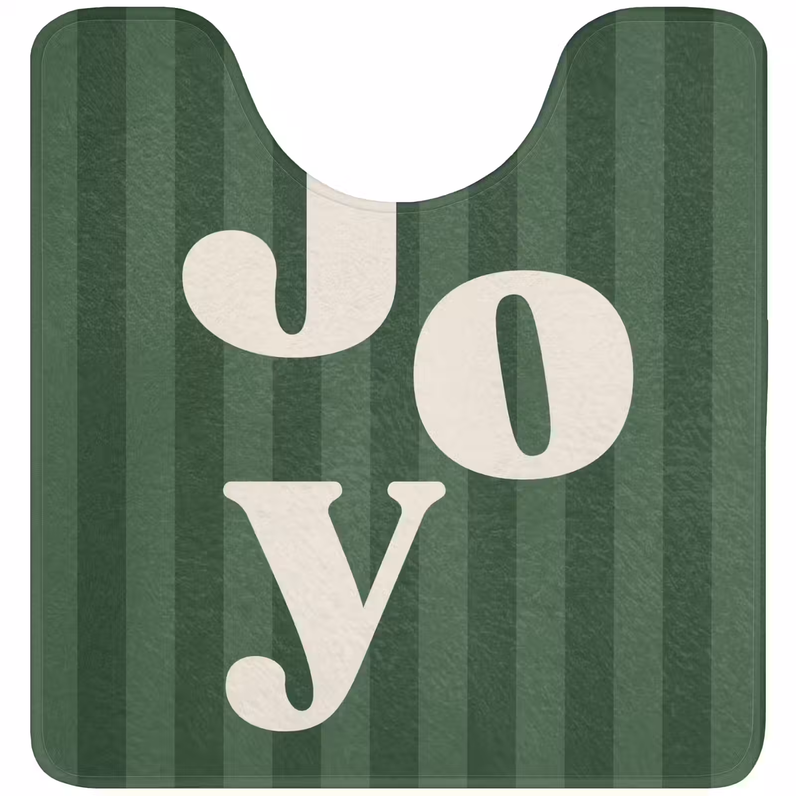 WC Vorleger - Joy – Weihnachten – Text – Grün — 1