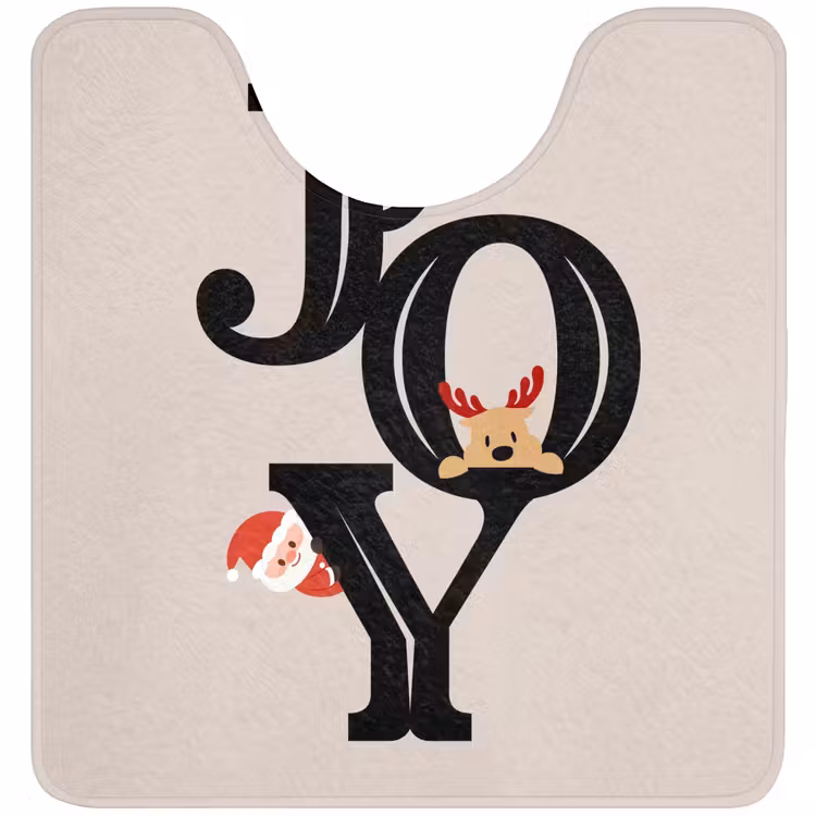 WC Vorleger - Joy – Animation – Schwarz – Weihnachten — 1
